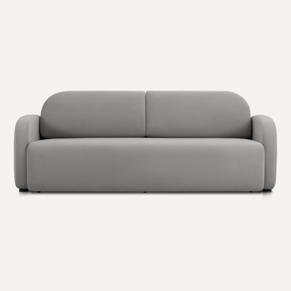 Диван прямой Клаймар Велюр Светло-серый