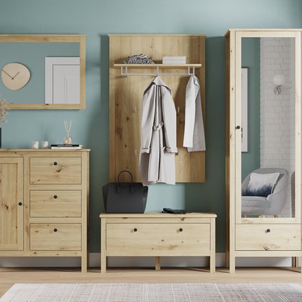 Модульная прихожая Хельга 1 Дуб Артизан