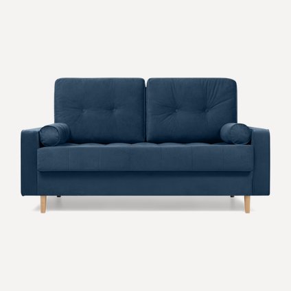 Диван прямой Ситено Мини Velvet Navy Blue