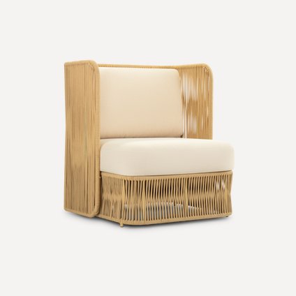 Кресло Ланоси Textile Yellow