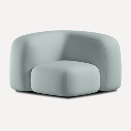 Угловое кресло Риббл-16 Bucle Mint