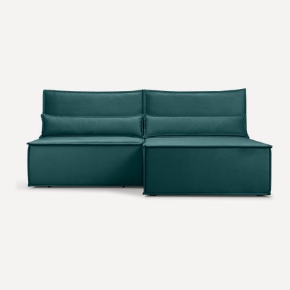 Диван угловой Стаус Velvet Emerald