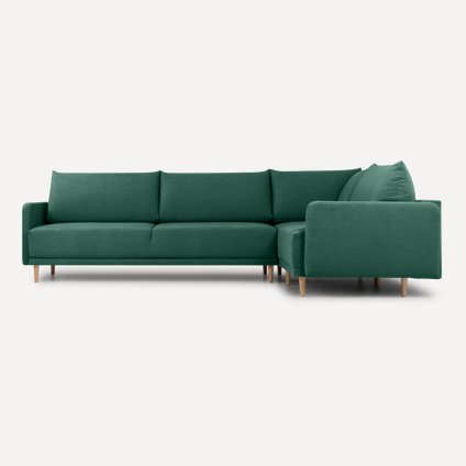 Диван угловой Сайле Velvet Emerald