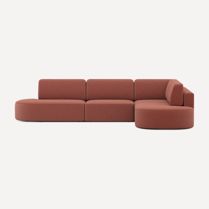 Диван модульный Спейс-М 3 Velvet Terra