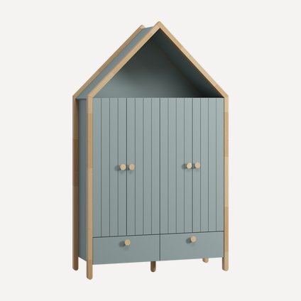 Распашной шкаф Руффи-4 Mint