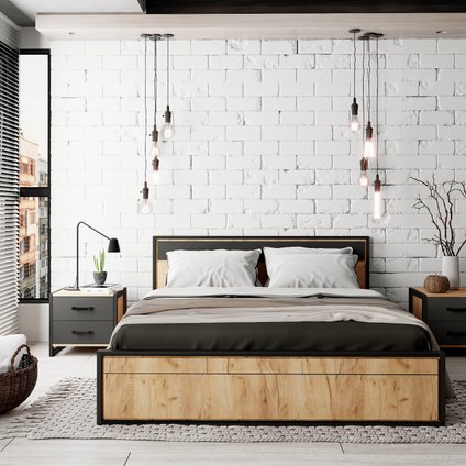 Спальня модульная Техно-1 Дуб Золотой