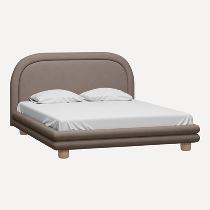 Кровать Ева 160 Barhat Latte распродажа