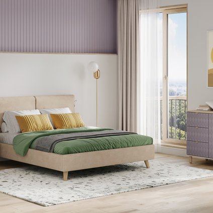 Спальня модульная Теджонс-1 Leaf Lavanda