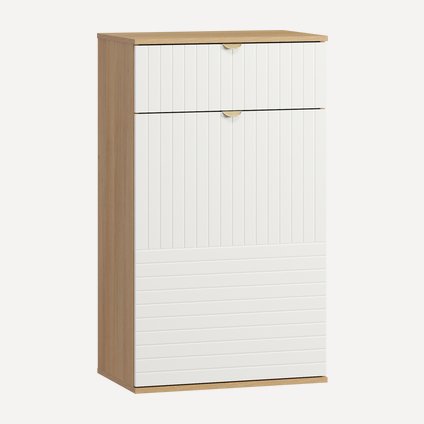 Обувница Монблан 63x110 Линии Белый