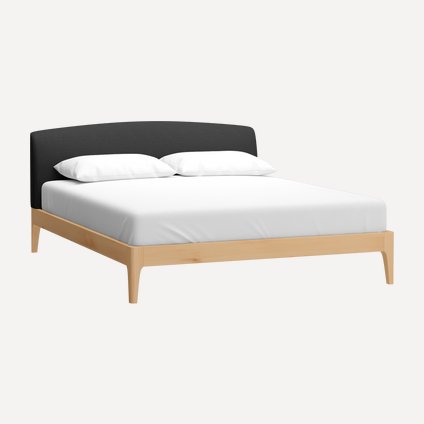 Кровать Лувен 160 Textile Grafit