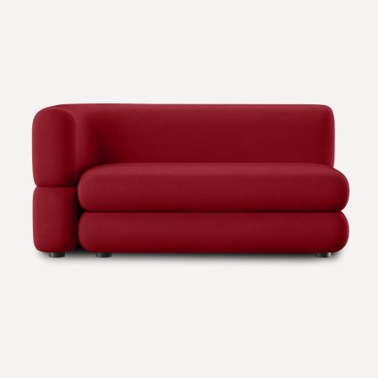 Диван прямой Brera-6 Velour Cherry