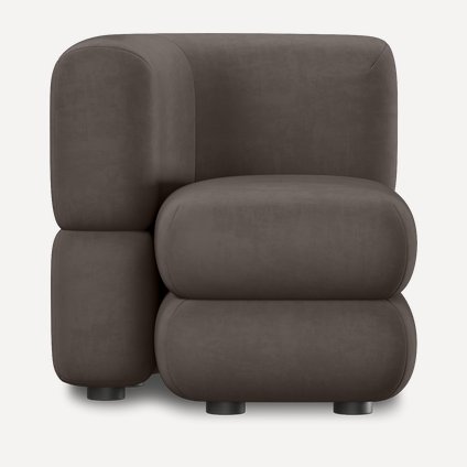 Кресло Brera-13 Velour Stone