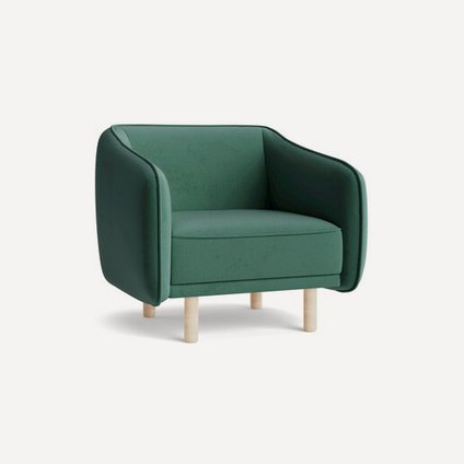 Кресло Коренс Велюр Зелёный
