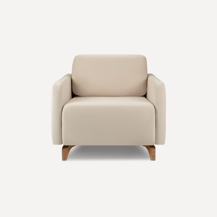 Кресло-кровать Льери Мини Велюр Молочный