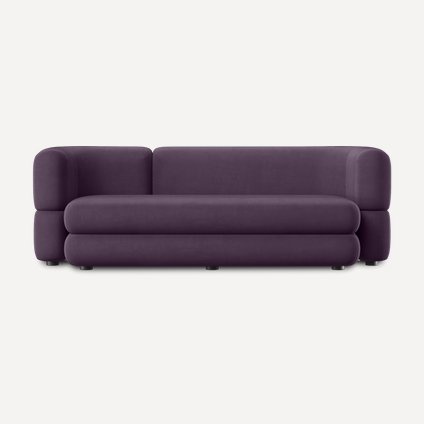 Диван прямой Brera Velour Plum