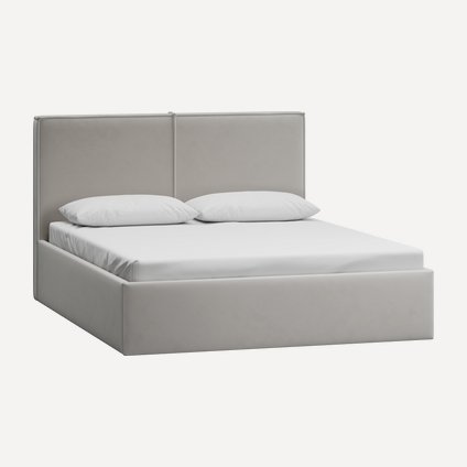 Кровать Эби-Floor 160 Velvet Silver