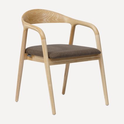 Стул Касл Textile Brown Ash