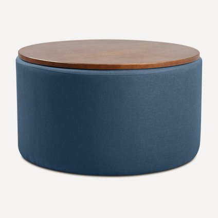 Пуф Арис-2 Textile Blue