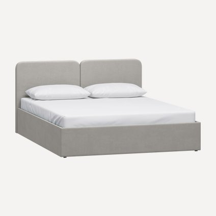 Кровать Вилена 180 Velvet Silver