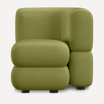 Кресло Brera-12 Velour Olive