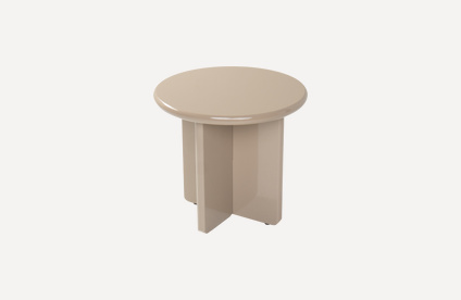 Кофе үстелі Tajer Glossy Beige