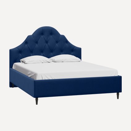 Кровать Флорентино 160 Barhat Navy Blue