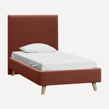 Кровать Шерона-Legs 120 Velvet Terra