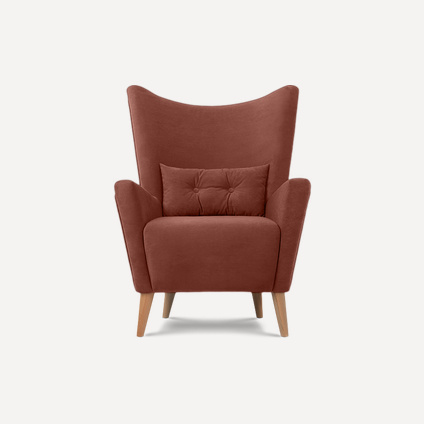 Кресло Носта Велюр Терракотовый