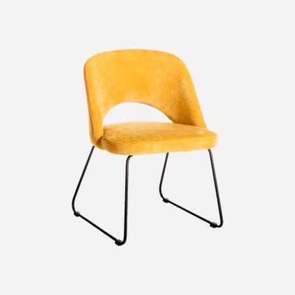 Стул Ларс-4 Velvet Yellow