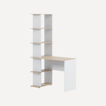 Письменный стол Дантон-8 Дуб Сонома/Белый