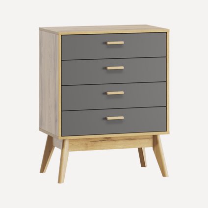 Комод Нордик-4 Wood Grey