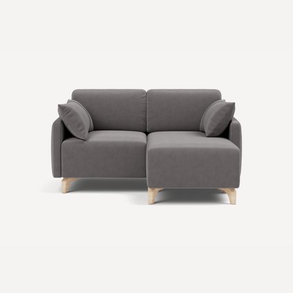 Диван угловой Льери Мини Velvet Grey уценка