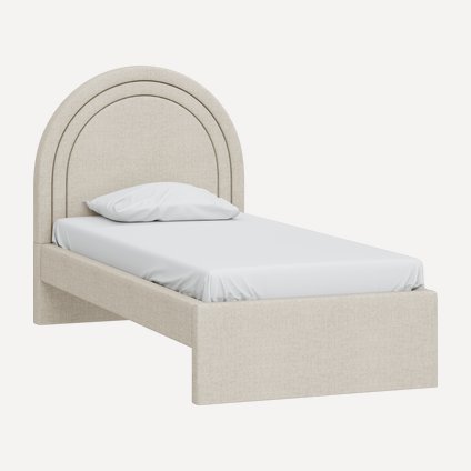 Кровать Рунда 90 Textile Milk