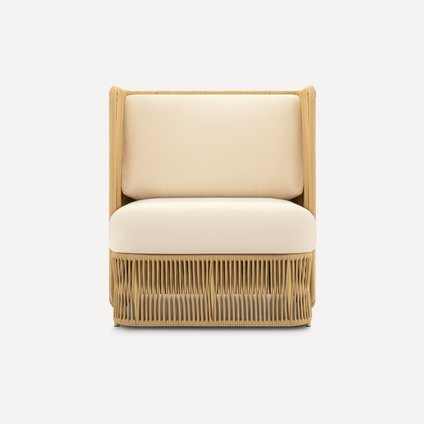 Кресло Ланоси Textile Yellow
