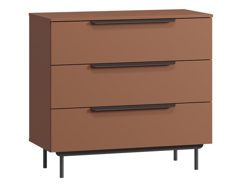 Комод Квелен 96x89 Терракотовый