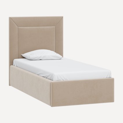 Кровать Виллем-Floor 90 Barhat Beige