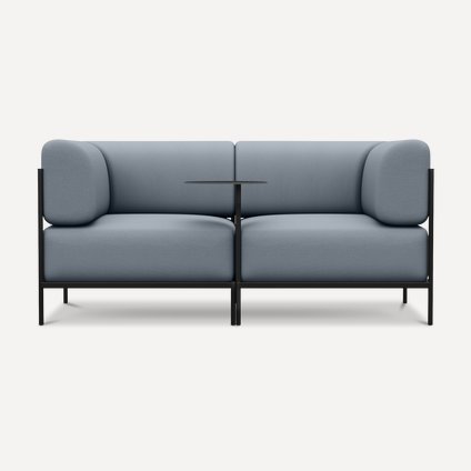 Диван модульный Нолан-B Textile Dusty Blue