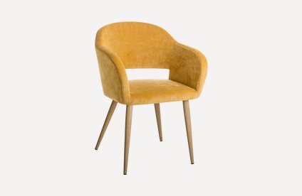 Стул Оскар-1 Velvet Yellow