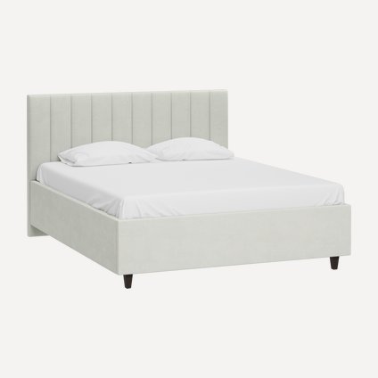 Кровать Адель 140 Velvet Silver