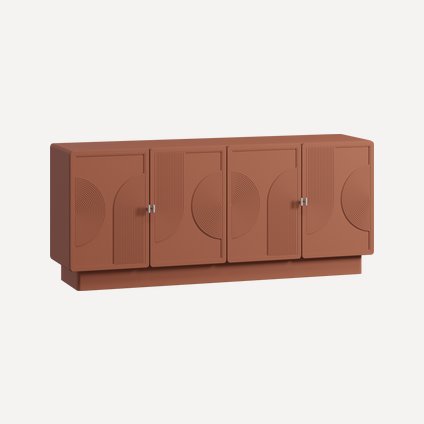 Тумба Монсон 160x69 Терракотовый