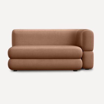 Диван прямой Brera-7 Velour Caramel