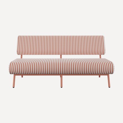 Диван садовый Мэй Рогожка Терракотовый