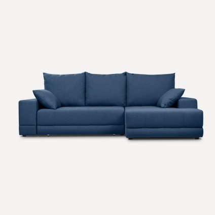 Диван угловой Дарол Textile Navy Blue