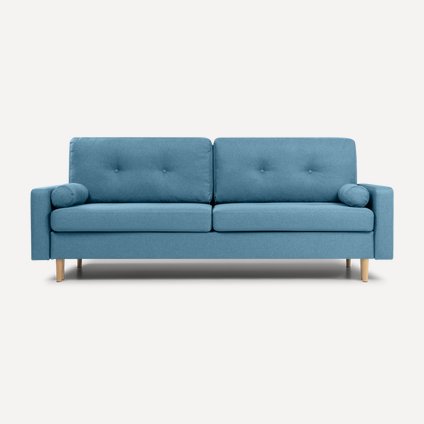 Диван прямой Динс Textile Blue