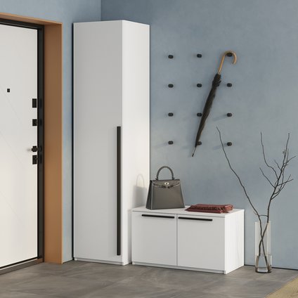 Модульная прихожая Кимбол-1 Whitе