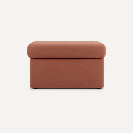 Пуф Палси-2 Велюр Терракотовый