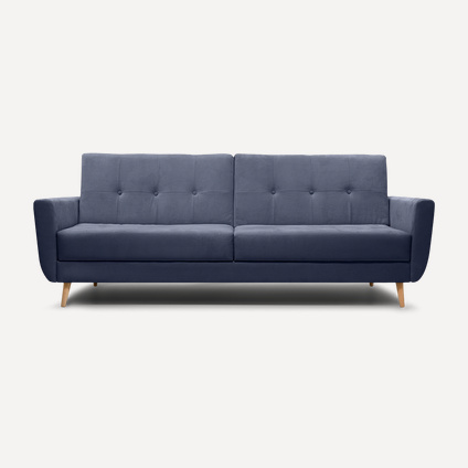 Диван прямой Лайтси Velvet Navy Blue