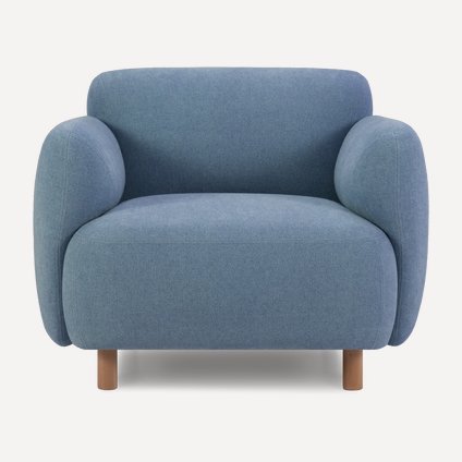 Кресло Пайпел-2 Bucle Blue
