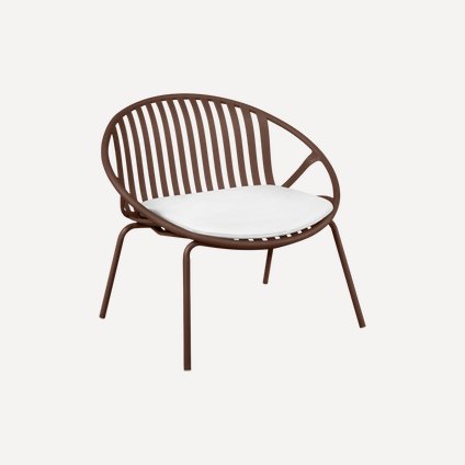 Кресло Филлис Рогожка Коричневый