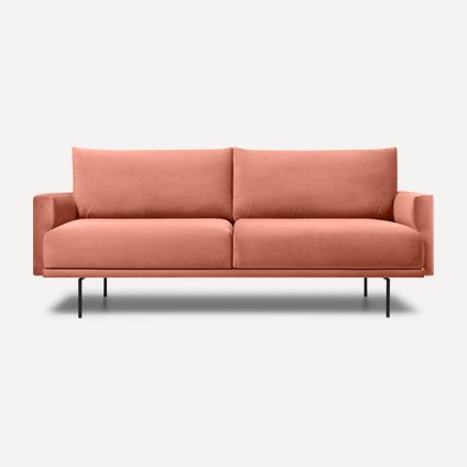 Диван прямой Мисл Barhat Melon